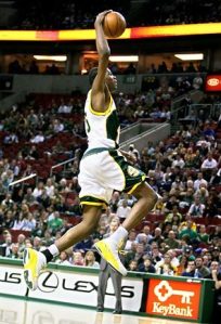 Kevin Durant Sonics Dunk At least we briefly saw KD in a Sonic jersey