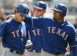 Texas Rangers Ian Kinsler Nelson Cruz Josh&nbsp;Hamilton