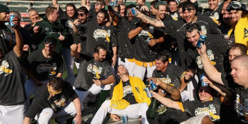 Oakland Athletics AL West Champions